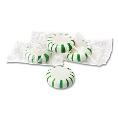 Office Snax Candy Assortments, Spearmint Candy, 1 lb Bag (00655)