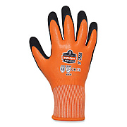 ergodyne ProFlex 7551 ANSI A5 Coated Waterproof CR Gloves, EN388: 4X43E, 10" Long, Small, Orange, Pair (17672)