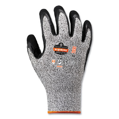 ergodyne ProFlex 7031-CASE ANSI A3 Nitrile-Coated CR Gloves, EN388: 4X42C, 9.5" Long, Medium, Gray, 144 Pairs/Carton (17883)