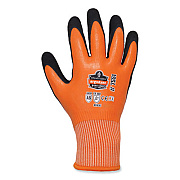 ergodyne ProFlex 7551 ANSI A5 Coated Waterproof CR Gloves, EN388: 4X43E, 11" Long, XX-Large, Orange, Pair (17676)