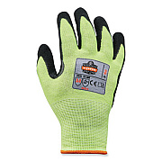 ergodyne ProFlex 7041 ANSI A4 Nitrile-Coated CR Gloves, EN388: 4X42D, 10" Long, Small, Lime, Pair (17812)