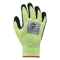 ergodyne ProFlex 7041-CASE ANSI A4 Nitrile Coated CR Gloves, EN388: 4X42D, 10" Long, Small, Lime, 144 Pairs/Carton (17822)