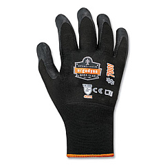ergodyne ProFlex 7001 Nitrile-Coated Gloves, EN388: 4121X, 8.25" Long, Small, Black, Pair (17952)