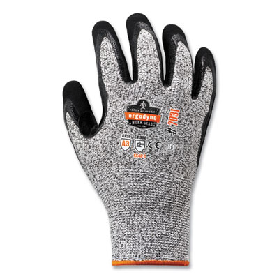ergodyne ProFlex 7031-CASE ANSI A3 Nitrile-Coated CR Gloves, EN388: 4X42C, 10.5" Long, XX-Large, Gray, 144 Pairs/Carton (17886)