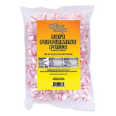 Office Snax Candy Assortments, Soft Peppermint Puffs, 22 oz Bag (00666)