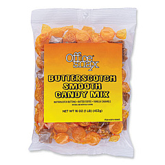 Office Snax Candy Assortments, Butterscotch Smooth Candy Mix, 1 lb Bag (00665)