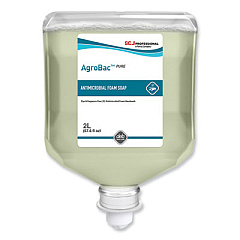 SC Johnson Professional AgroBac Pure Foaming Hand Soap Refill, Unscented, 2 L, 4/Carton (AGB2LT)