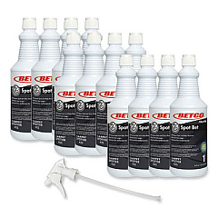 Betco FiberPro Spot Bet Stain Remover, Country Fresh Scent, 32 oz Bottle, 12/Carton (4251200)