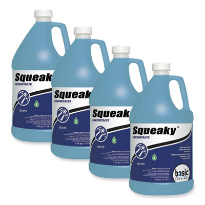 Betco Squeaky Concentrate Floor Cleaner, Characteristic Scent, 1 gal Bottle, 4/Carton (B06950412)