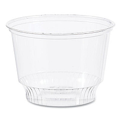 SOLO Sundae Cups, 8 oz, Plastic, Clear, 50/Bag, 20 Bags/Carton (SD8)