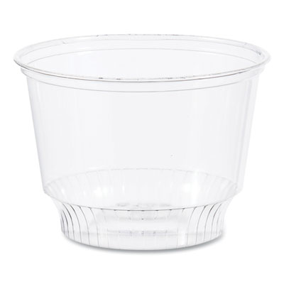 SOLO Sundae Cups, 8 oz, Plastic, Clear, 50/Bag, 20 Bags/Carton (SD8)