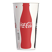 SOLO Double Sided Poly Paper Cold Cups, 28 oz to 32 oz, Coca-Cola Design, 40/Pack, 12 Packs/Carton (RN32CB)