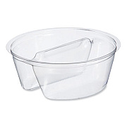 Dart Plastic Cup Insert, 3.5 oz, 3.6" Diameter x 1.3" h, Clear, 1,000/Carton (PF35C2)