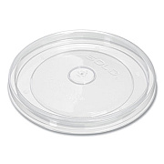 SOLO Polypropylene Vented Food Container Lids, Recessed, For 32 oz Food Containers, Clear, Plastic, 1,000/Carton (LPH4320090)