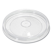 SOLO Flexstyle DSP Food Containers Lids, For 16 oz Paper Containers, 3.96" Diameter x 0.4" h, Clear, Plastic, 500/Carton (LPH416R0900)