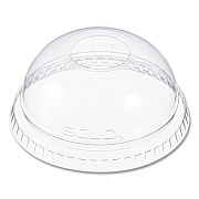 Dart Plastic Dome Lid, Fits 7 oz Cold Cups, Clear, 2,500/Carton (DLR685)