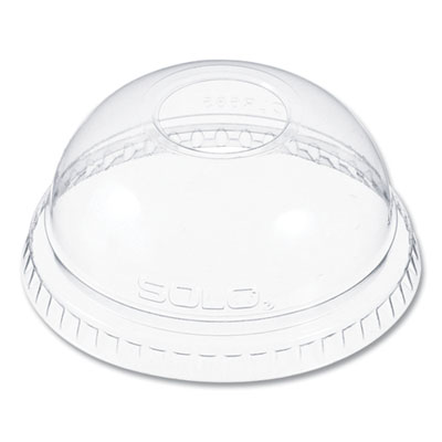 Dart Plastic Dome Lid, Fits 7 oz Cold Cups, Clear, 2,500/Carton (DLR685)