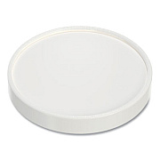 SOLO Flexstyle Double Sided Poly (DSP) Paper Lid, For 32 oz Food Containers, 4.6" Diameter x 0.7" h, White, Plastic, 500/Carton (CA32A)