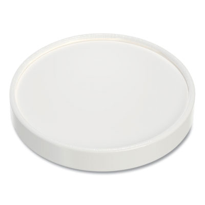SOLO Flexstyle Double Sided Poly (DSP) Paper Lid, For 32 oz Food Containers, 4.6" Diameter x 0.7" h, White, Plastic, 500/Carton (CA32A)
