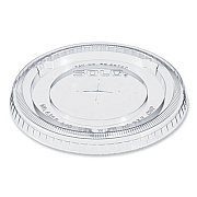 Dart Plastic Cold Cup Lids, Fits 32 oz Cold Cups, Plastic, Clear, 500/Carton (636TS)