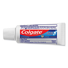 Colgate Fluoride Toothpaste, Personal Size, 0.85 oz Tube, Unboxed, 240/Carton (09782)