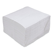 Boardwalk Dinner Napkin, 1-Ply, 17 x 17, White, 250/Pack, 12 Packs/Carton (8307W)