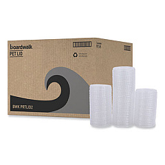 Boardwalk Souffle/Portion Cup Lids, Fits 1.5 oz and 2 oz Portion Cups, Plastic, Clear, 2,500/Carton (PRTLID2)