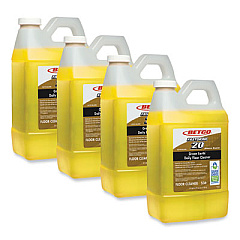 Betco Green Earth Daily FastDraw Floor Cleaner, 2 L Bottle, Unscented, 4/Carton (5364700)