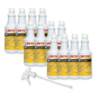 Betco Speedex Degreaser, Mint, 32 oz Spray Bottle, 12/Carton (1731200)