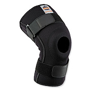 ergodyne ProFlex 620 Open Patella Spiral Stays Knee Sleeve, X-Large, Black (16545)