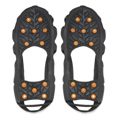 ergodyne Trex 6304 One-Piece Step-In Full Coverage Ice Cleats, Medium, Black, Pair (16783)