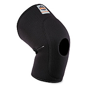 ergodyne ProFlex 615 Open Patella Anterior Pad Knee Sleeve, Medium, Black (16533)