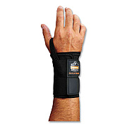 ergodyne ProFlex 4010 Double Strap Wrist Support, Large, Fits Right Hand, Black (70026)