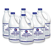 Pure Bright Liquid Germicidal Bleach, 1 gal Bottle, 6/Carton (BLEACH6)