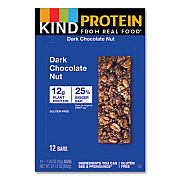 KIND Protein Bars, Double Dark Chocolate, 1.76 oz, 12/Pack (26036)