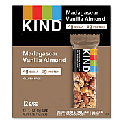 KIND Nuts and Spices Bar, Madagascar Vanilla Almond, 1.4 oz, 12/Box (17850)