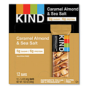 KIND Nuts and Spices Bar, Caramel Almond and Sea Salt, 1.4 oz Bar, 12/Box (18533)
