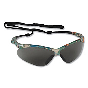 KleenGuard Nemesis Safety Glasses, Camo Half Frame, Smoke Dual Lens, 12/Box (22609BX)