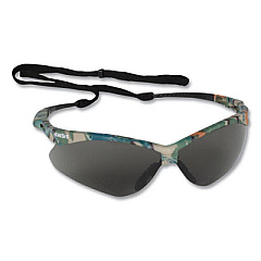 KleenGuard Nemesis Safety Glasses, Camo Half Frame, Smoke Dual Lens, 12/Box (22609BX)