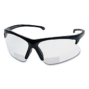 KleenGuard V60 30-06 Readers Safety Glasses, Black Half Frame, Clear Dual Lens, 6/Box (19876)