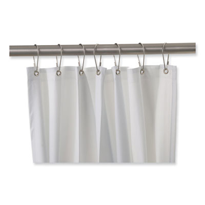 Bobrick Shower Curtain, 42 x 72, Vinyl, White (2042)