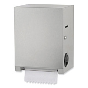 Bobrick Surface-Mounted Roll Paper Towel Dispenser, 11.69 x 8.94 x 15, Satin Stainless Steel (2860)