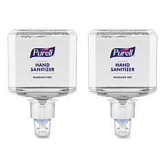 PURELL Advanced Hand Sanitizer Gentle and Free Foam, 1,200 mL Refill, Fragrance-Free, For ES4 Dispensers, 2/Carton (505102)