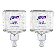 PURELL Advanced Hand Sanitizer Gel Refill, 1,200 mL, Clean Scent, For ES4 Dispensers, 2/Carton (506302)