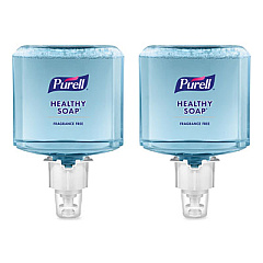 PURELL HEALTHY SOAP Gentle and Free Foam Refill, For ES4 Dispensers, Fragrance-Free, 1,200 mL, 2/Carton (507202)
