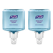 PURELL HEALTHY SOAP 0.5% BAK Antimicrobial Foam Refill, For ES4 Dispensers, Light Citrus Floral Scent, 1,200 mL, 2/Carton (507902)
