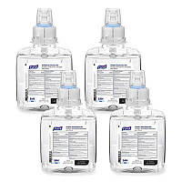 PURELL VF PLUS Hand Sanitizer Gel, 1,200 mL Refill Bottle, Fragrance-Free, For CS4 Dispensers, 4/Carton (519904CT)