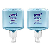 PURELL CLEAN RELEASE Technology HEALTHY SOAP Naturally Clean Foam Refill, For ES6 Dispensers, Fragrance-Free, 1,200 mL, 2/Carton (647002CT)
