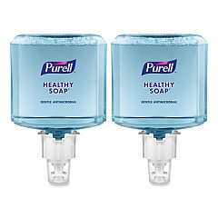 PURELL HEALTHY SOAP 0.5% BAK Antimicrobial Foam Refill, For ES6 Dispensers, Light Citrus Floral Scent, 1,200 mL, 2/Carton (648002)