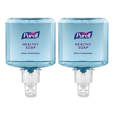 PURELL HEALTHY SOAP 0.5% BAK Antimicrobial Foam Refill, For ES6 Dispensers, Light Citrus Floral Scent, 1,200 mL, 2/Carton (648002)